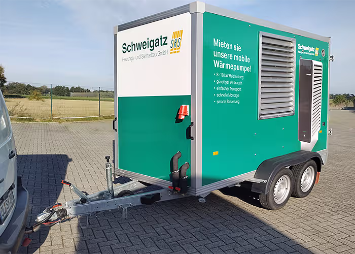 Schweigatz Oldenburg Mobile Wärmepumpe Mieten
